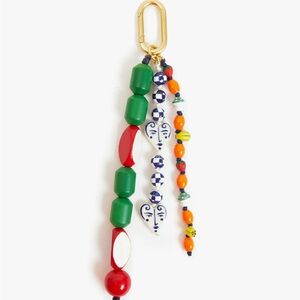 Clare V Colorful Beaded Key Holder